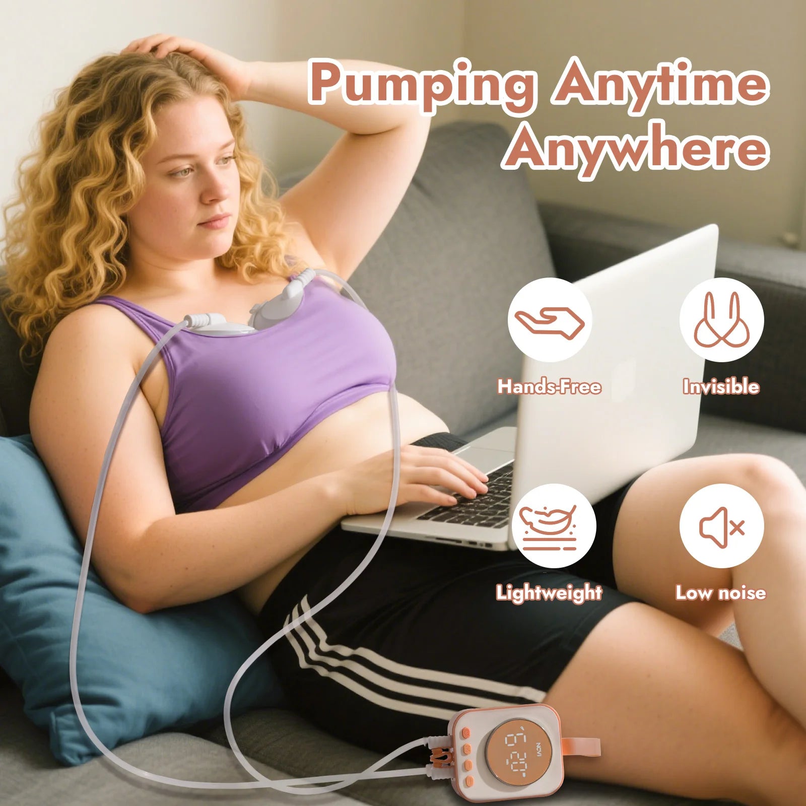 Sacaleches eléctrico portátil