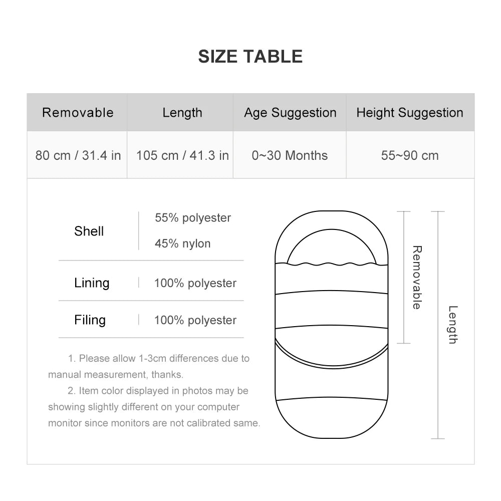 Saco para carrito de bebe