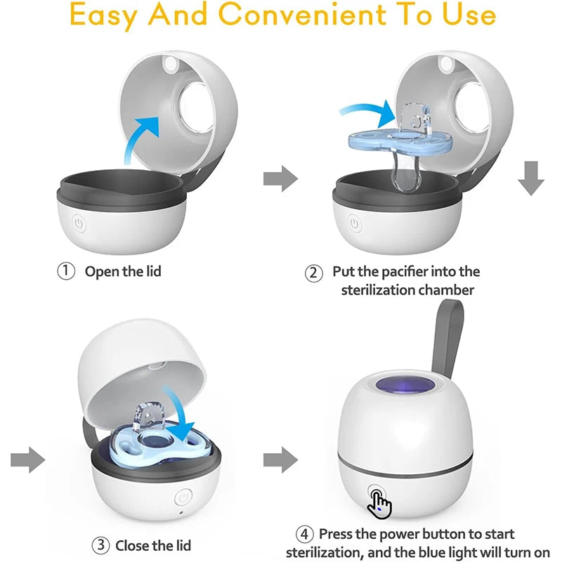 Esterilizador portátil para chupetes