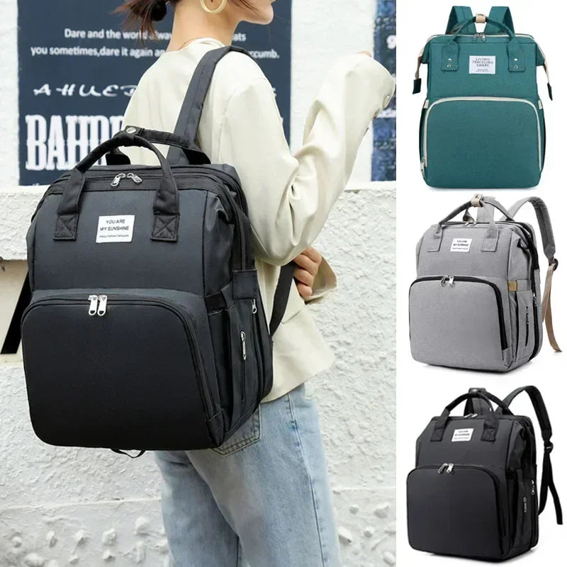 Mochila maternal transformable