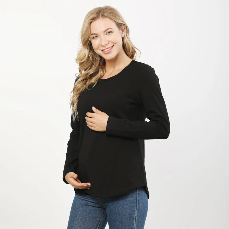 Camiseta para lactancia larga