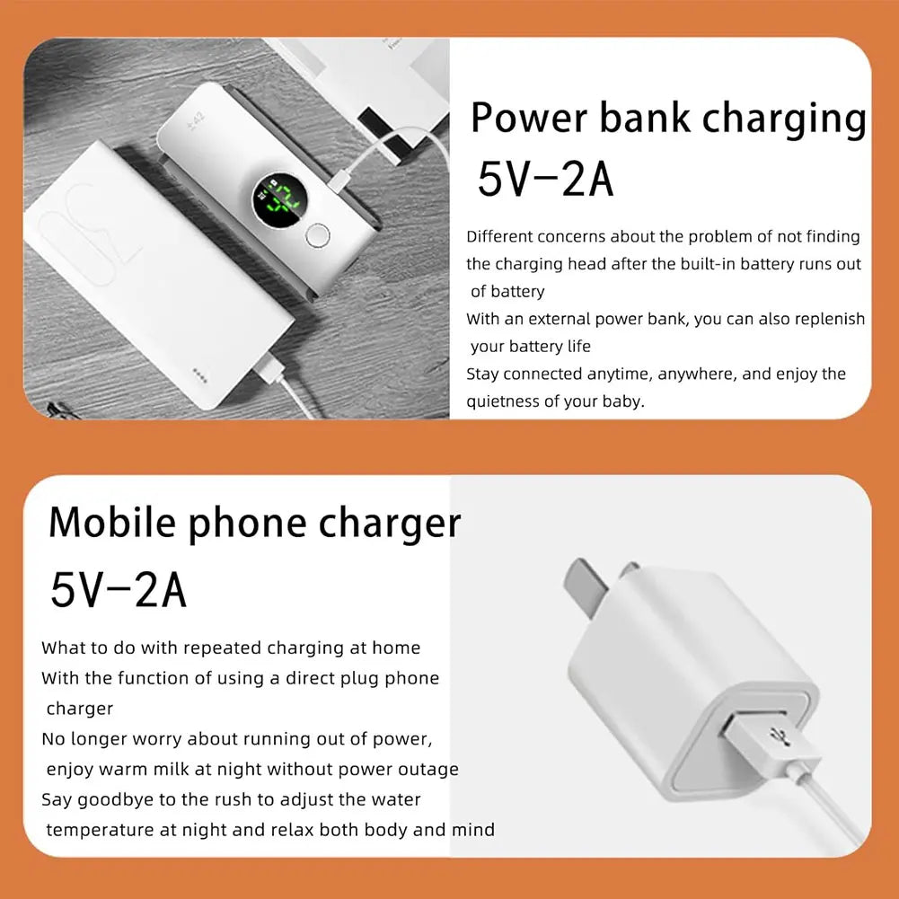 Calienta biberones digital