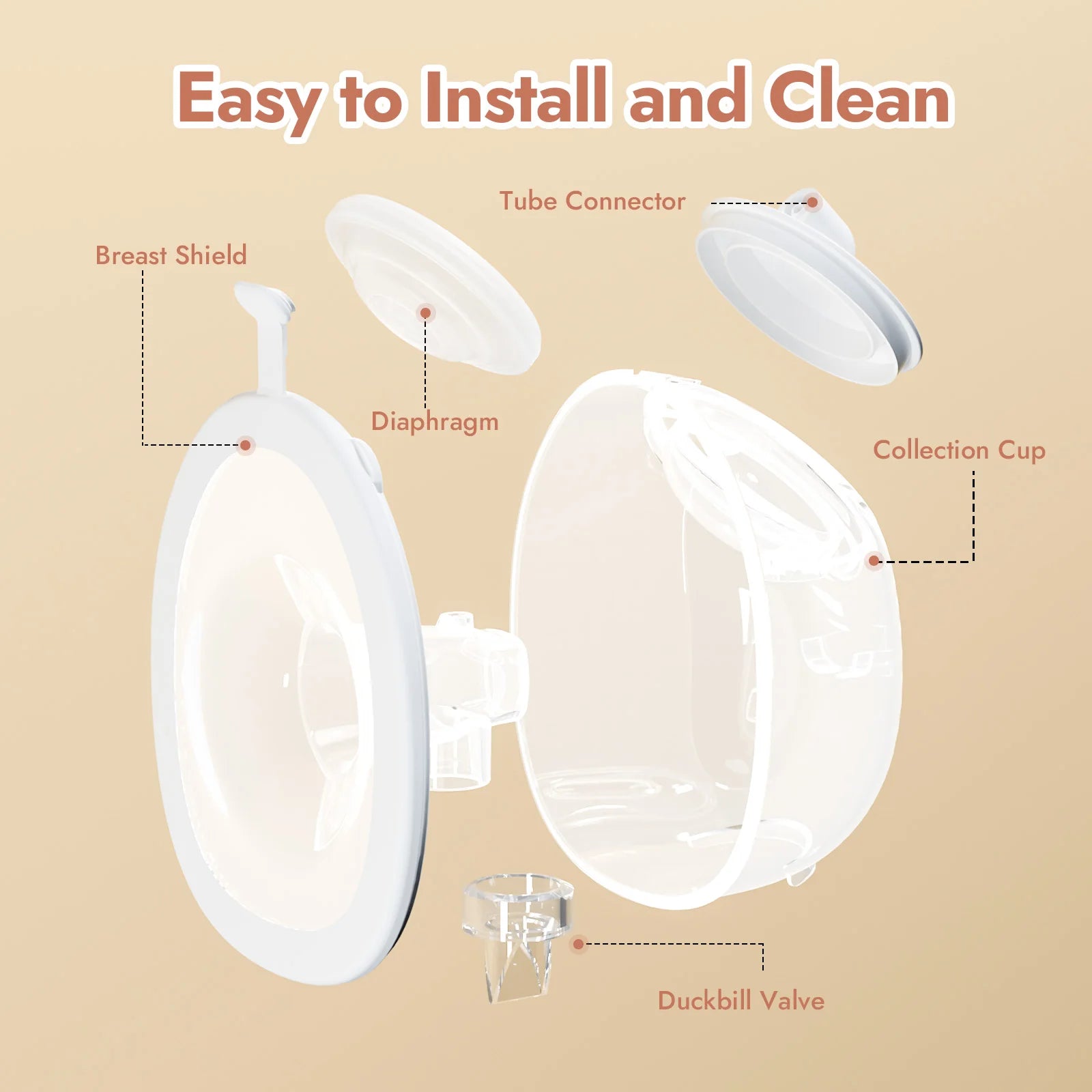 Sacaleches eléctrico portátil
