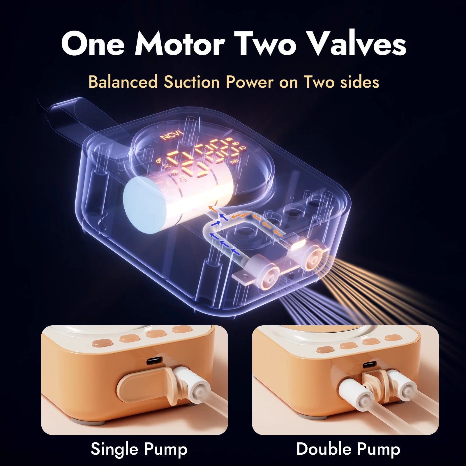 Sacaleches eléctrico portátil