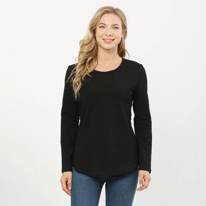 Camiseta para lactancia larga