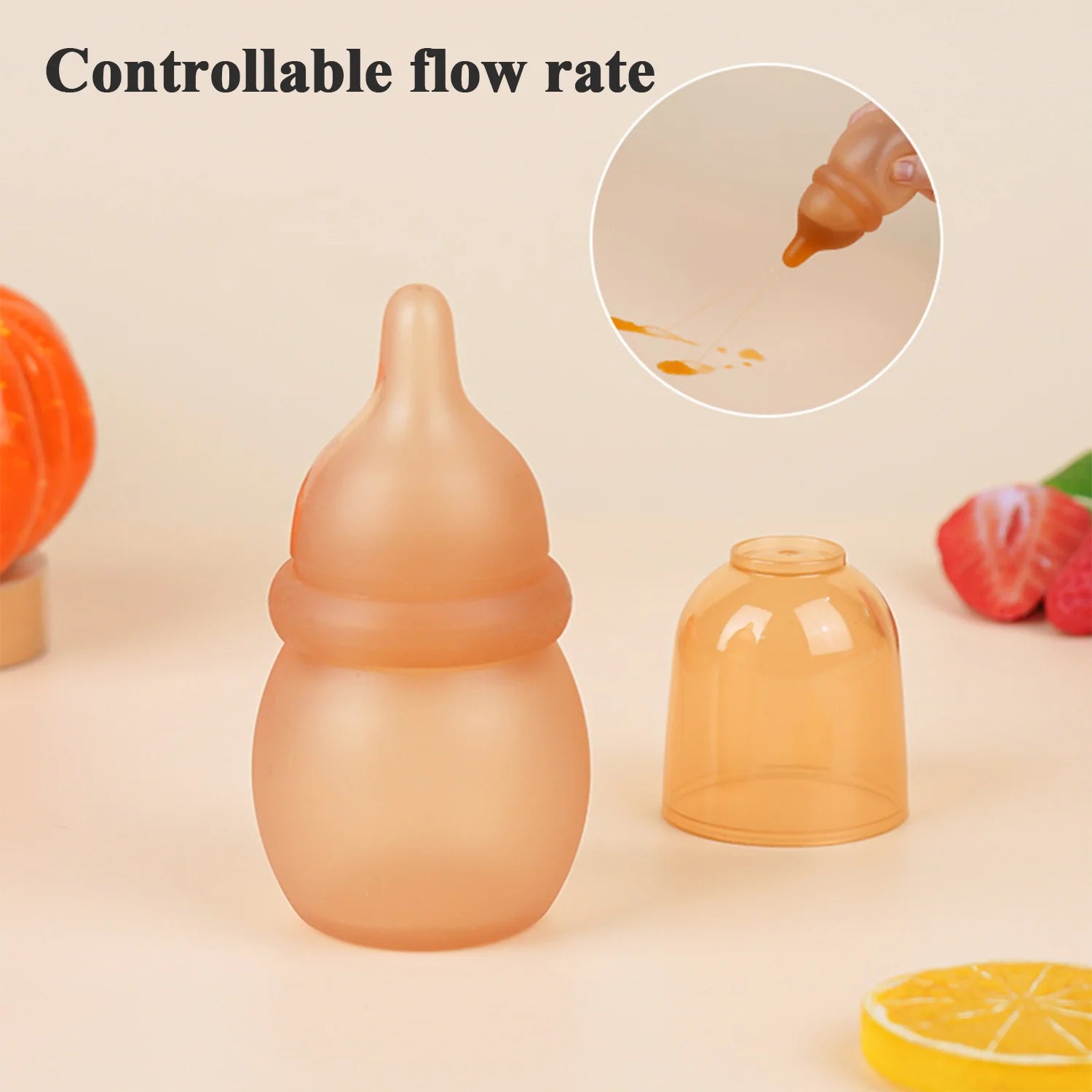 Biberón de silicona recién nacido anticólicos