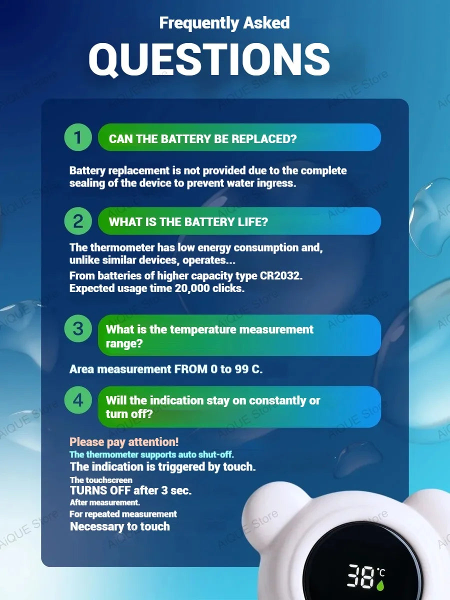 Termómetro baño bebe