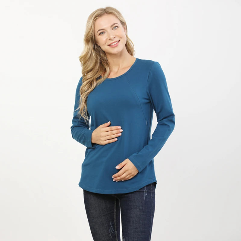 Camiseta para lactancia larga